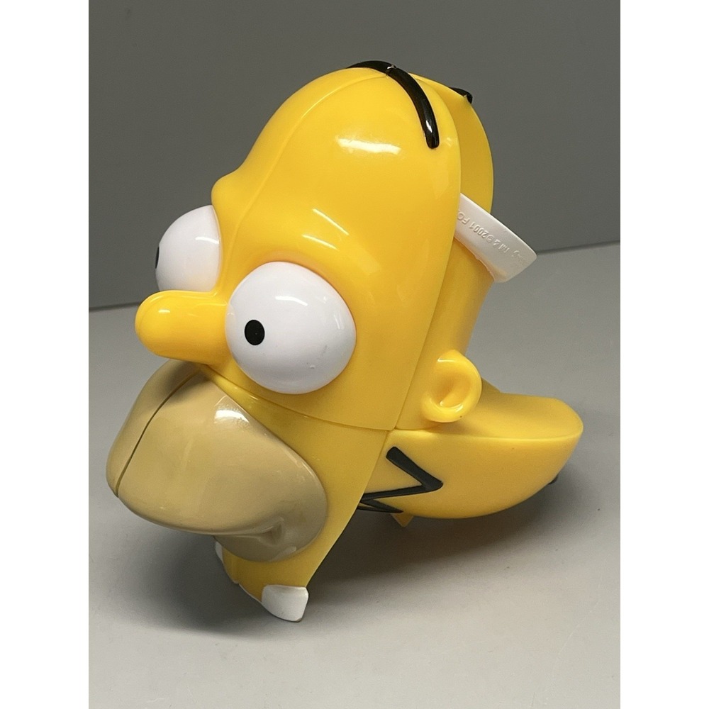 Vintage 2001 Homer Simpson Rubik's Puzzle Head Action Figure